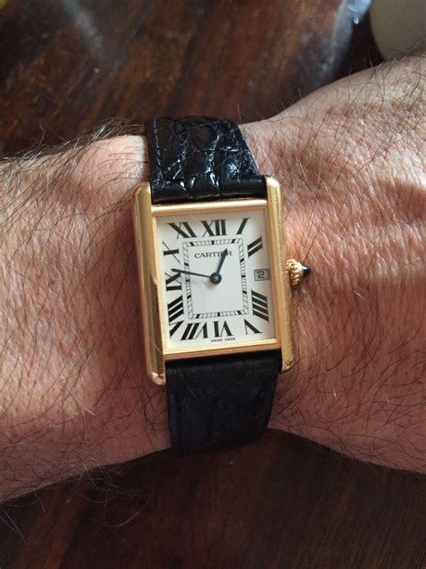 watches for men cartier|classic cartier watch men's.